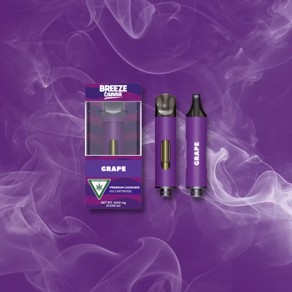 BREEZE Canna - Grape - Classic 1g 510 Vape Device