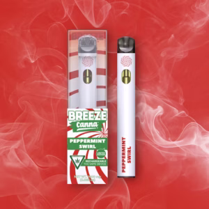 BREEZE Canna - Peppermint Swirl - Seasonal 1g PLUS Vape Device
