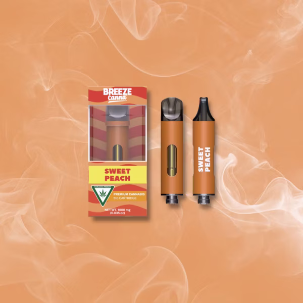 BREEZE Canna - Sweet Peach - Classic 1g 510 Vape Device